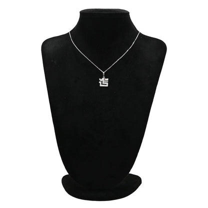 Cartier Necklace le Bézédu Dragon Pendant 18k White Gold Diamond Ruby White