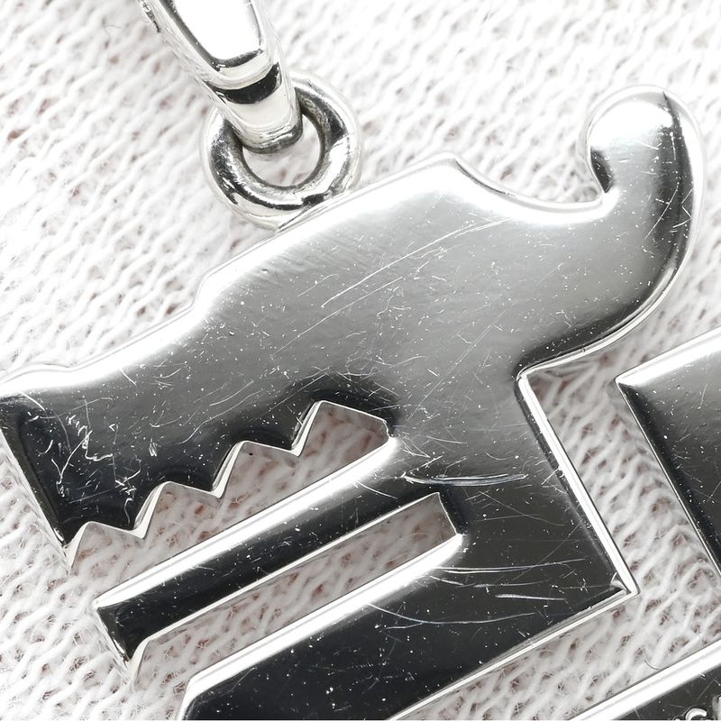 Cartier Necklace le Bézédu Dragon Pendant 18k White Gold Diamond Ruby White