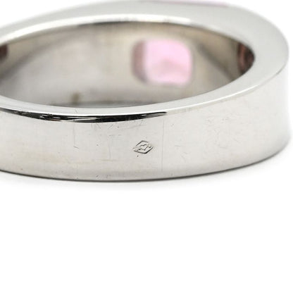 Cartier Ring Tank Ring 18k White Gold Pink X White Gold #50 (Jp10) 750 18k 9.5