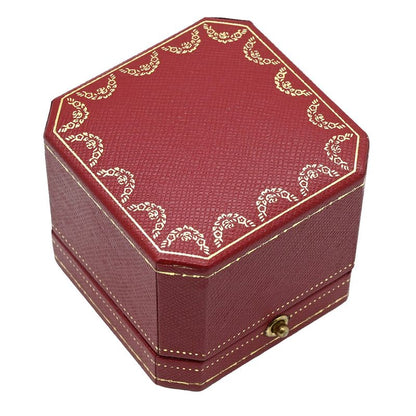 Cartier Ring Tank Ring 18k White Gold Pink X White Gold #50 (Jp10) 750 18k 9.5