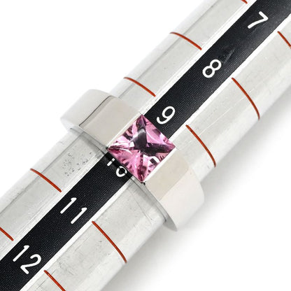 Cartier Ring Tank Ring 18k White Gold Pink X White Gold #50 (Jp10) 750 18k 9.5