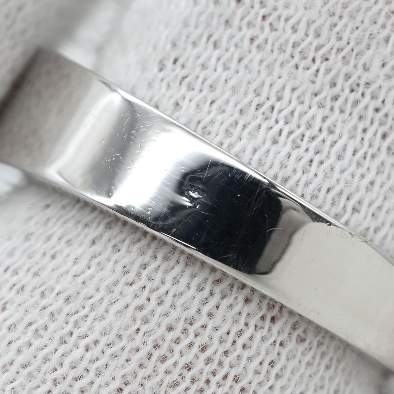 Cartier Ring Tank Ring 18k White Gold Pink X White Gold #50 (Jp10) 750 18k 9.5