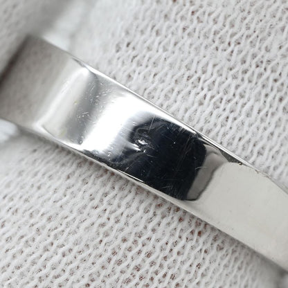 Cartier Ring Tank Ring 18k White Gold Pink X White Gold #50 (Jp10) 750 18k 9.5