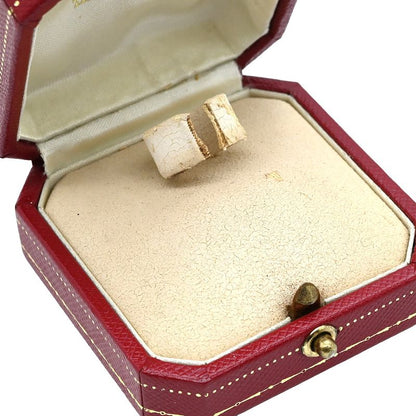 Cartier Ring Tank Ring 18k White Gold Pink X White Gold #50 (Jp10) 750 18k 9.5