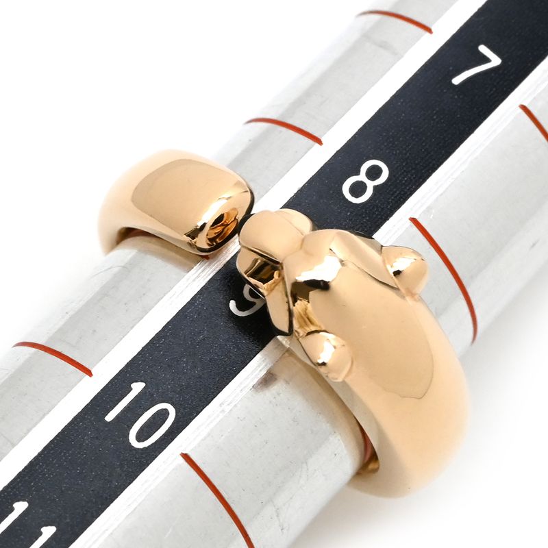 Cartier Ring Panthère de Cartier Ring Small Model 18k Pink Gold Onyx Tsavorite