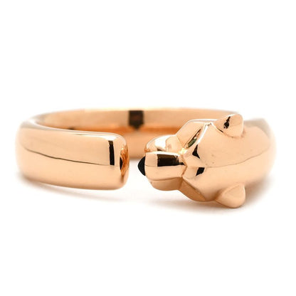 Cartier Ring Panthère de Cartier Ring Small Model 18k Pink Gold Onyx Tsavorite