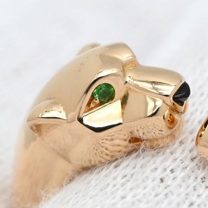 Cartier Ring Panthère de Cartier Ring Small Model 18k Pink Gold Onyx Tsavorite