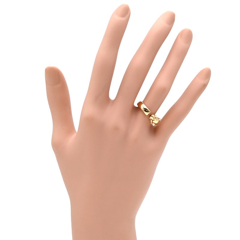 Cartier Ring Panthère de Cartier Ring Small Model 18k Pink Gold Onyx Tsavorite