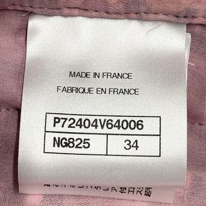 Chanel Jacket Size 34 S Women - P72404 Pink X Multi Cotton
