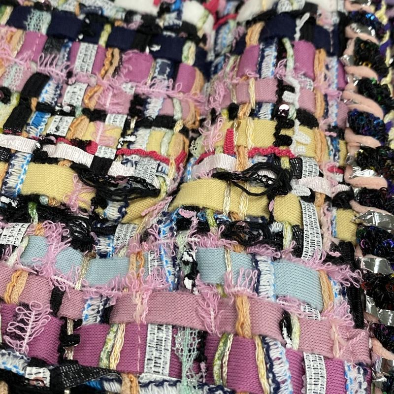 Chanel Jacket Size 34 S Women - P72404 Pink X Multi Cotton