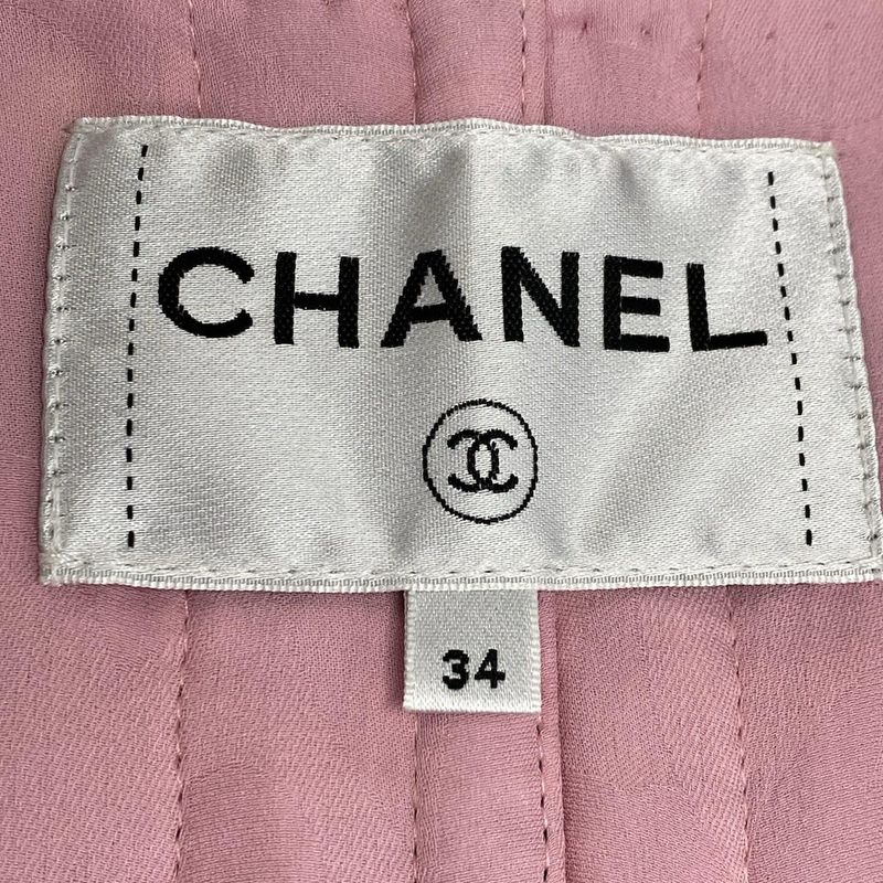 Chanel Jacket Size 34 S Women - P72404 Pink X Multi Cotton