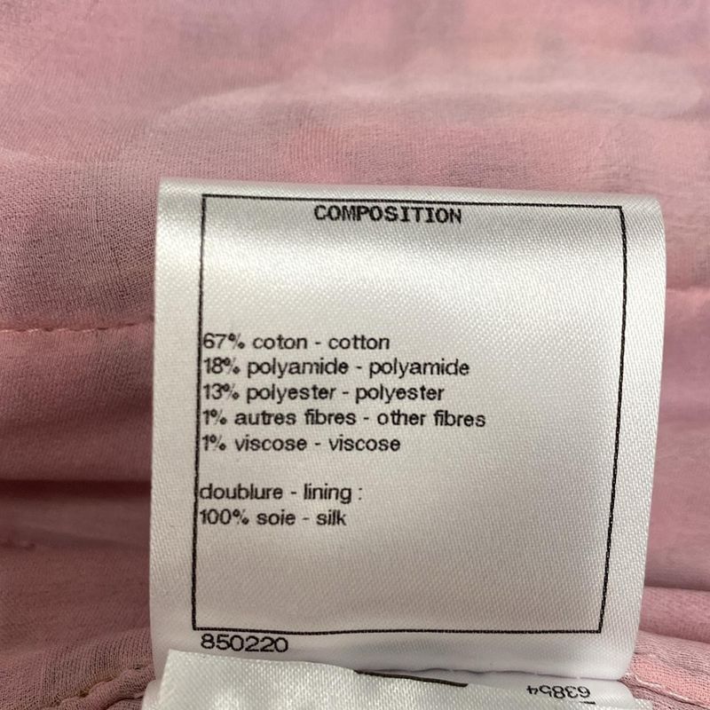 Chanel Jacket Size 34 S Women - P72404 Pink X Multi Cotton