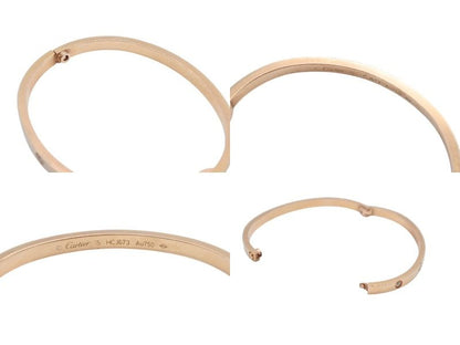 Cartier Love Bracelet Small Bangle Small Model Half Diamond Yellow Gold — view 7