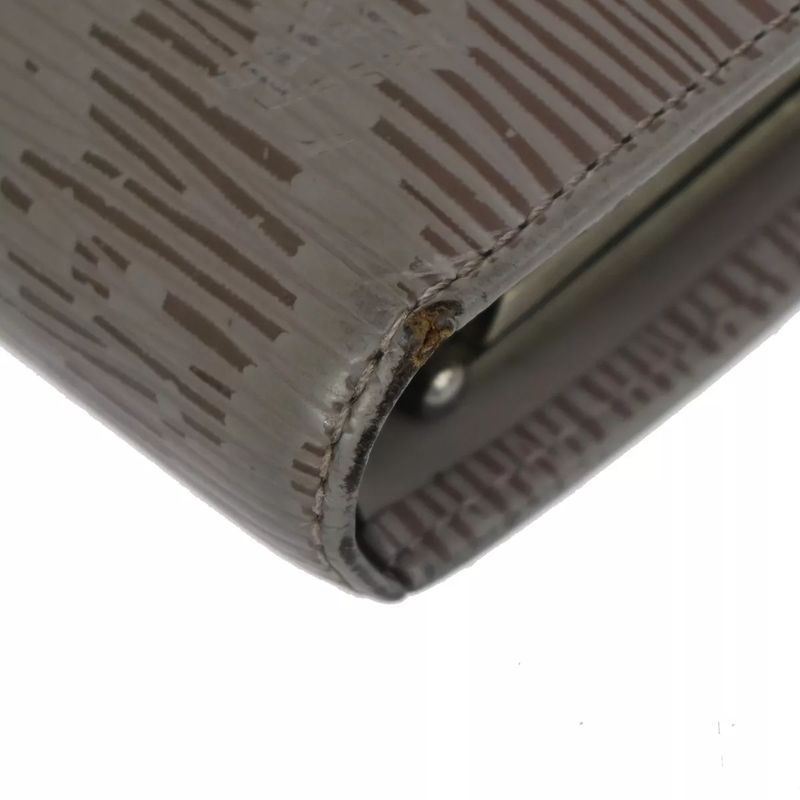 Louis Vuitton Wallet Epi Fold Wallet Yellow Gray Leather Set Of 2 07bs037