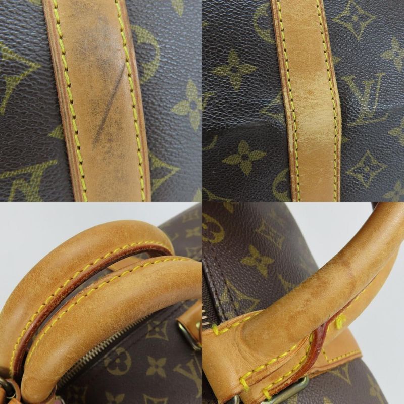 Louis Vuitton Boston Bag Keepall 50 M41426 Monogram Brown Large Capacity Travel