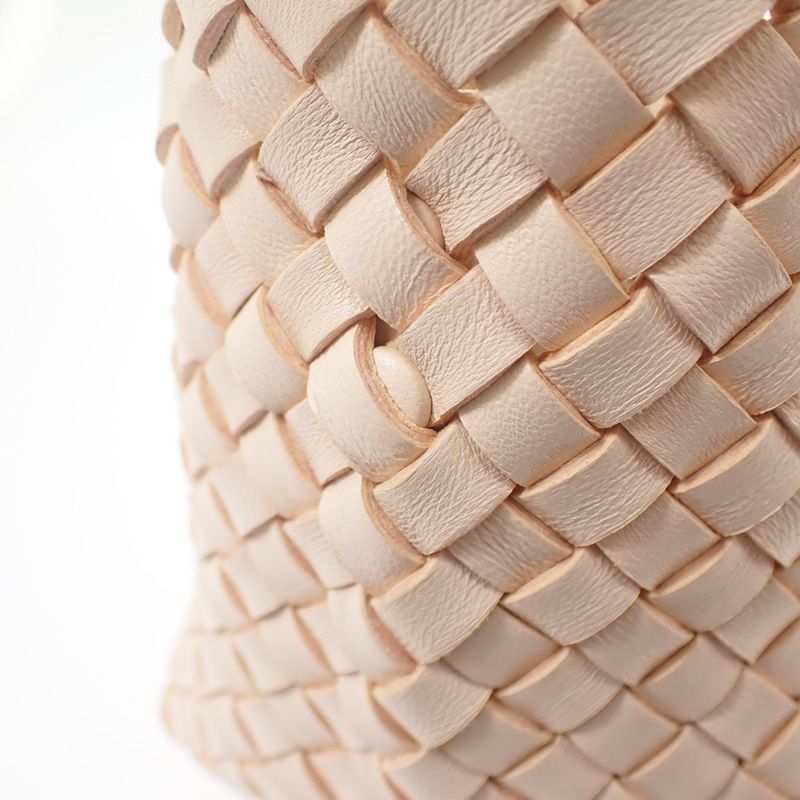 Bottega Veneta Mini Cabas 781670v1ow16917 2WAY Bag Handbag Lambskin Lotus