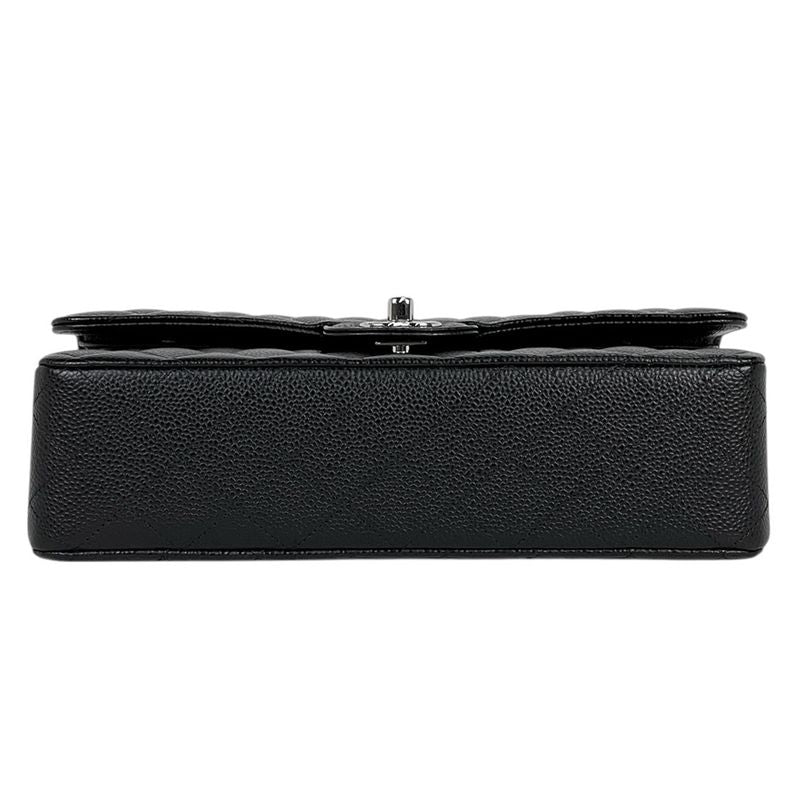 Chanel Matelasse W Flap Chain Shoulder Bag Coco Mark Shoulder Bag Caviar Skin