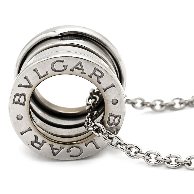 Bvlgari Bvlgari Necklace B-Zero1 Necklace Old Shape 18k White Gold White Gold