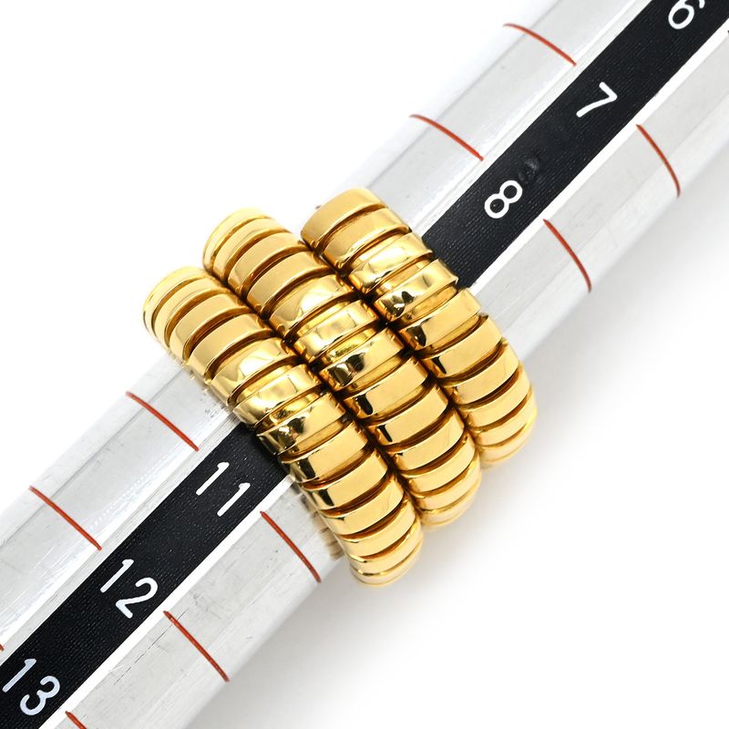 Bvlgari Bvlgari Ring Tubogas 18k Yellow Gold Yellow Gold 750 18k Gold No 10