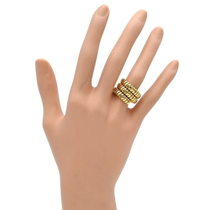 Bvlgari Bvlgari Ring Tubogas 18k Yellow Gold Yellow Gold 750 18k Gold No 10
