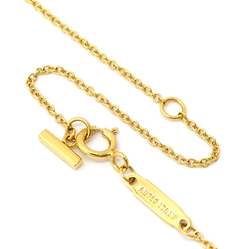 Tiffany & Co Tiffany & Co Necklace T Smile Mini Pendant 18k Yellow Gold Yellow