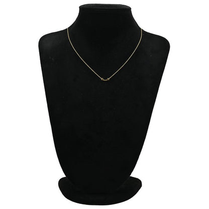 Tiffany & Co Tiffany & Co Necklace T Smile Mini Pendant 18k Yellow Gold Yellow