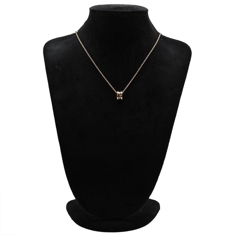 Bvlgari Bvlgari Necklace B-Zero1 Legend Necklace 18k Pink Gold Ceramic Pink