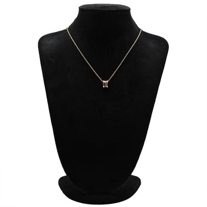 Bvlgari Bvlgari Necklace B-Zero1 Legend Necklace 18k Pink Gold Ceramic Pink