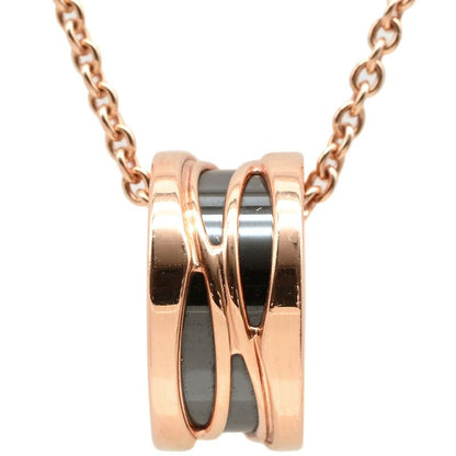 Bvlgari Bvlgari Necklace B-Zero1 Legend Necklace 18k Pink Gold Ceramic Pink