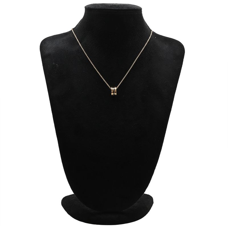 Bvlgari Bvlgari Necklace B-Zero1 Legend Necklace 18k Pink Gold Ceramic Pink