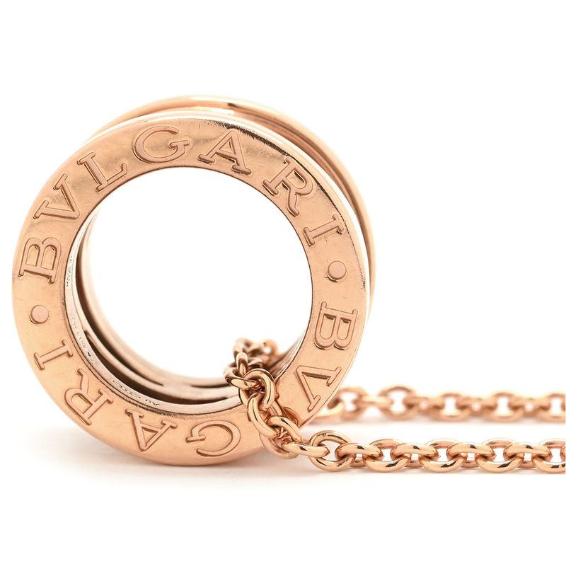 Bvlgari Bvlgari Necklace B-Zero1 Legend Necklace 18k Pink Gold Ceramic Pink