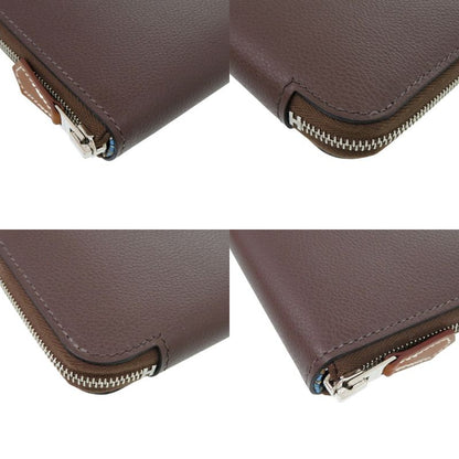 Hermes Azap Silk Inn Compact Mini Evercolor Mocha B Engraved Brown Coin Case
