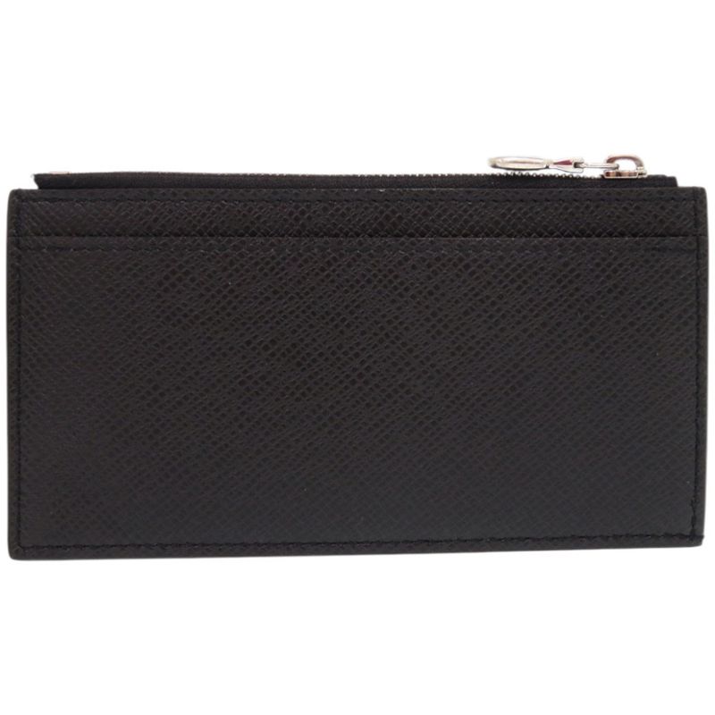 Louis Vuitton Coin Card Holder Taiga Black M62914 IC Chip Coin Case Black LV
