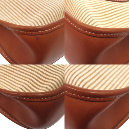 Hermes Evelyn I PM Stripe Vogue River Noisette Silver Hardware □E Engraved