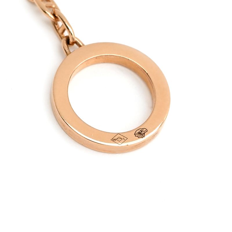 Hermes Bracelet Chaine D'ancre Verso 18k Pink Gold Rose Gold X White St Pink