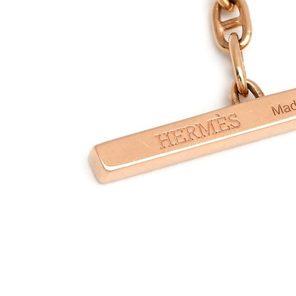 Hermes Bracelet Chaine D'ancre Verso 18k Pink Gold Rose Gold X White Sh Pink