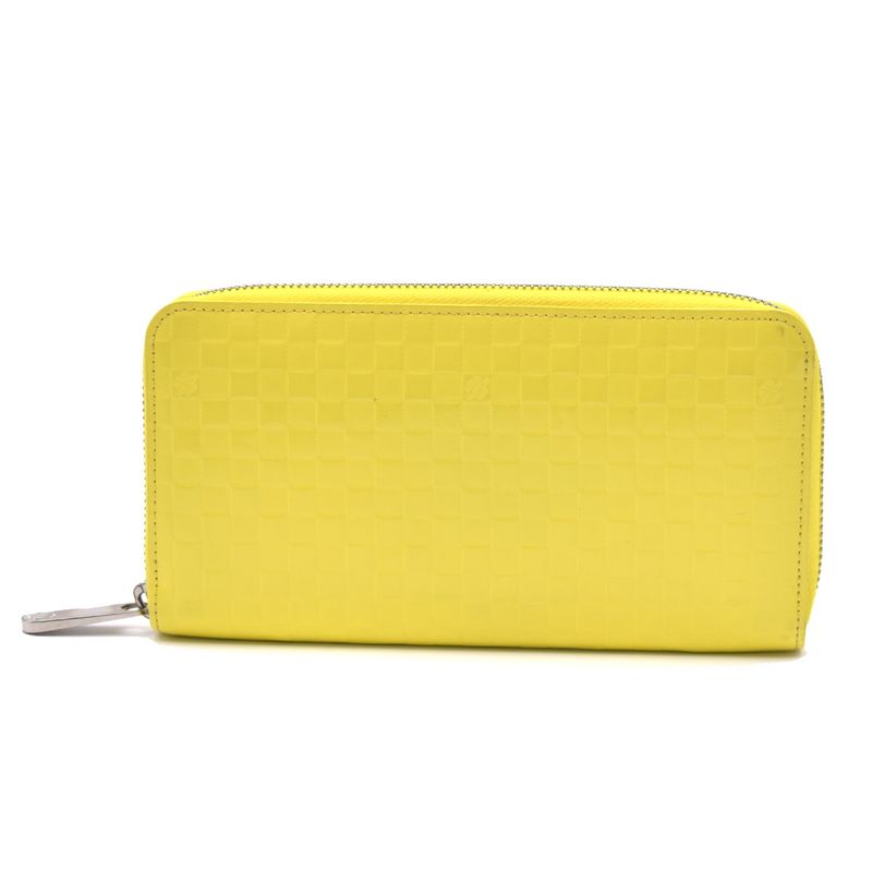 Louis Vuitton Long Wallet Zippy Wallet Facet 2013 Limited Damier Yellow M94401