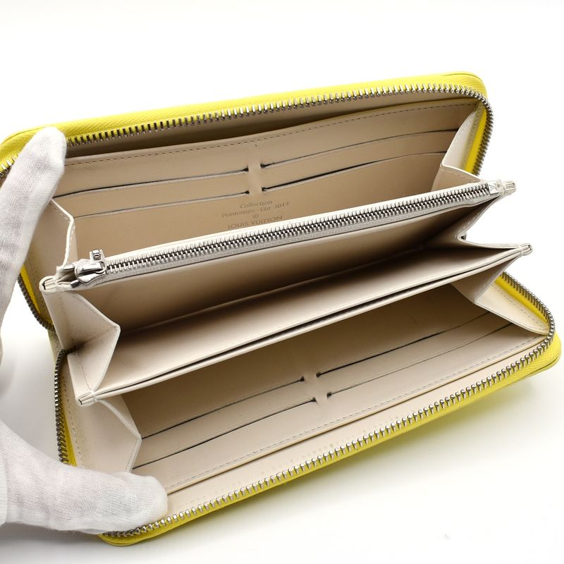 Louis Vuitton Long Wallet Zippy Wallet Facet 2013 Limited Damier Yellow M94401