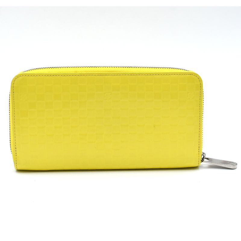 Louis Vuitton Long Wallet Zippy Wallet Facet 2013 Limited Damier Yellow M94401
