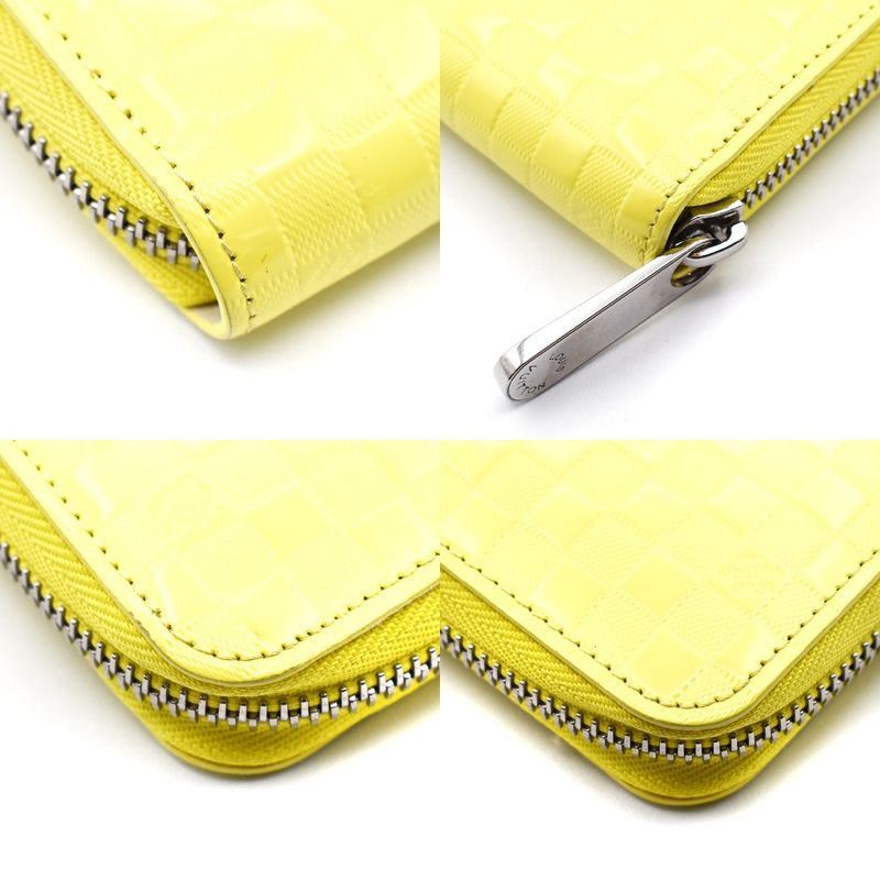 Louis Vuitton Long Wallet Zippy Wallet Facet 2013 Limited Damier Yellow M94401