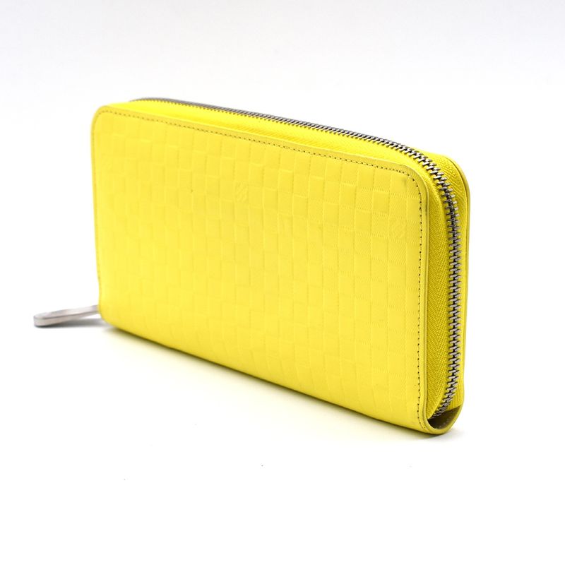 Louis Vuitton Long Wallet Zippy Wallet Facet 2013 Limited Damier Yellow M94401