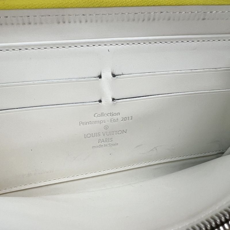 Louis Vuitton Long Wallet Zippy Wallet Facet 2013 Limited Damier Yellow M94401