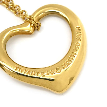 Tiffany & Co Tiffany & Co Necklace Open Heart 18k Yellow Gold Yellow Gold 750yg