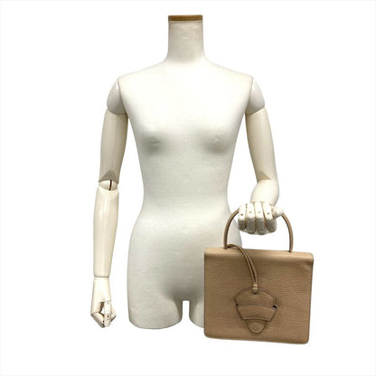 Loewe Handbag Leather Beige Women