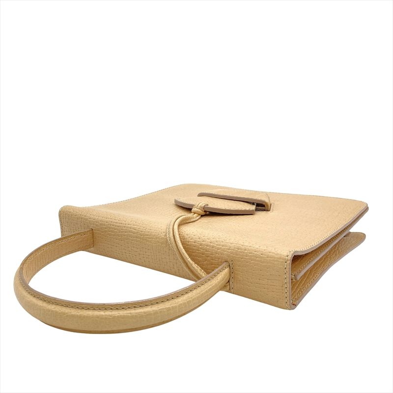 Loewe Handbag Leather Beige Women