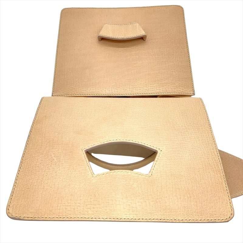 Loewe Handbag Leather Beige Women