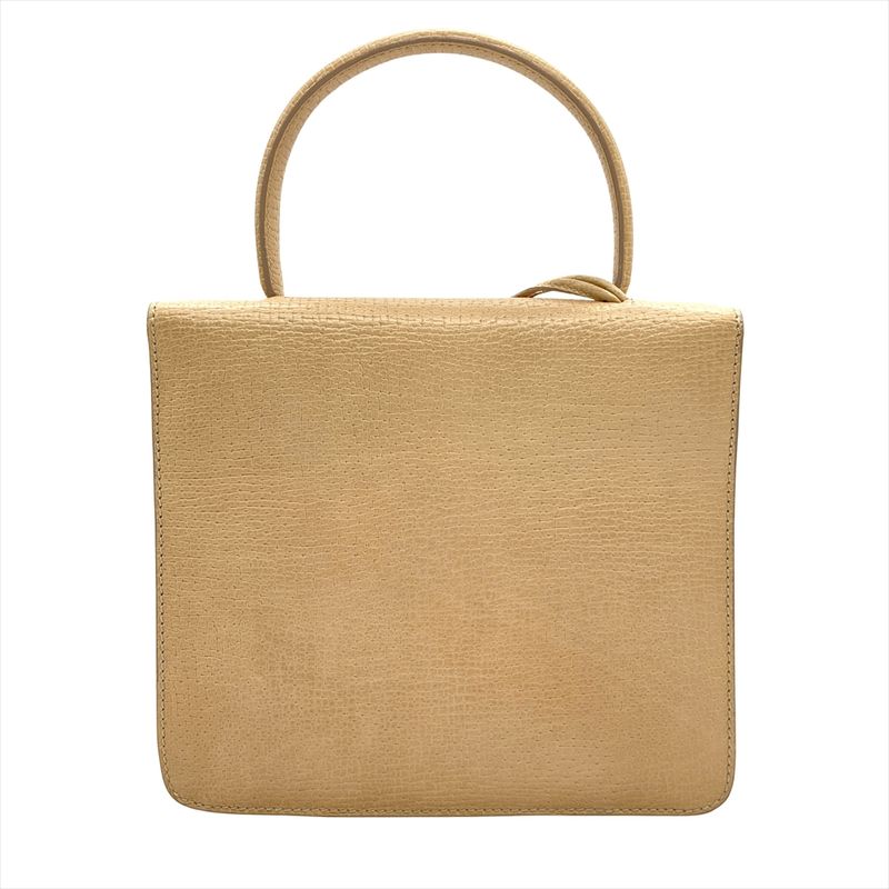 Loewe Handbag Leather Beige Women