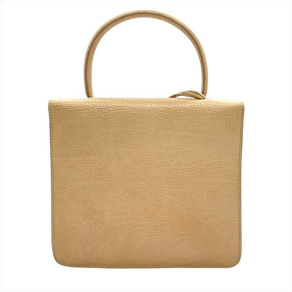 Loewe Handbag Leather Beige Women