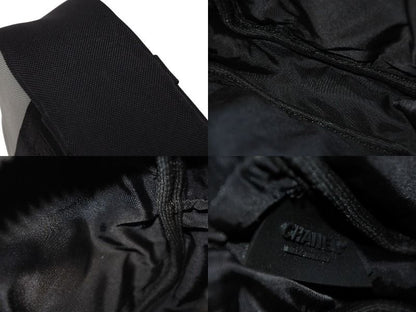 Chanel Pouch Sports Line CC Logo Black Green Nylon Patch — view 7