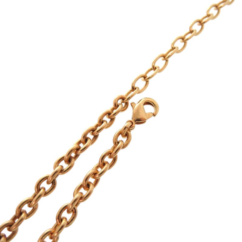 Dior Herbarium Dragonfly Metal Resin Pink Gold Clear Necklace 1506 Dior